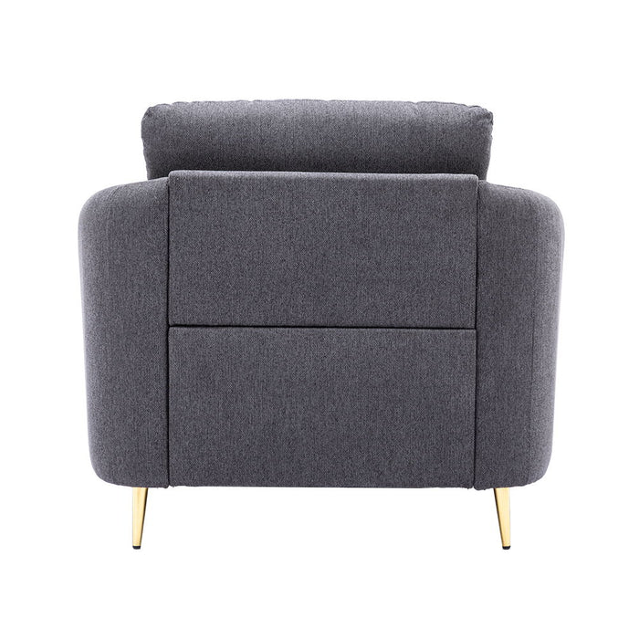 Yuina - Chair - Gray Linen