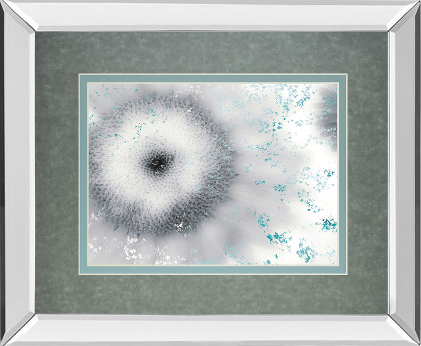 Crystalline By Marvin Pelkey - Mirror Framed Print Wall Art - Gray