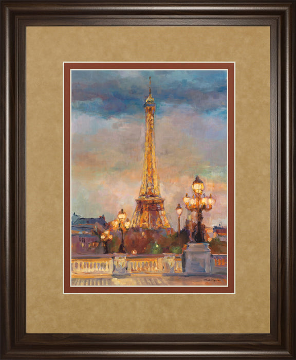 The Beginning Of The Evening By Marilyn Hageman - Framed Print Wall Art - Light Brown