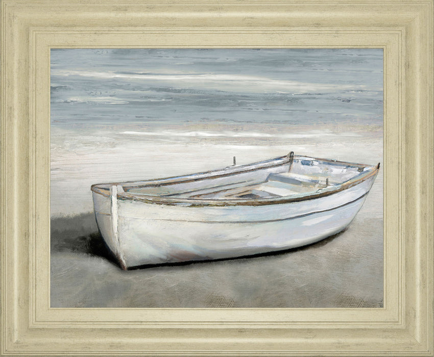 Beached By Mark Chandon - Framed Print Wall Art - Gray
