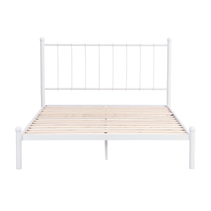 Simmons -  King Platform Bed - White