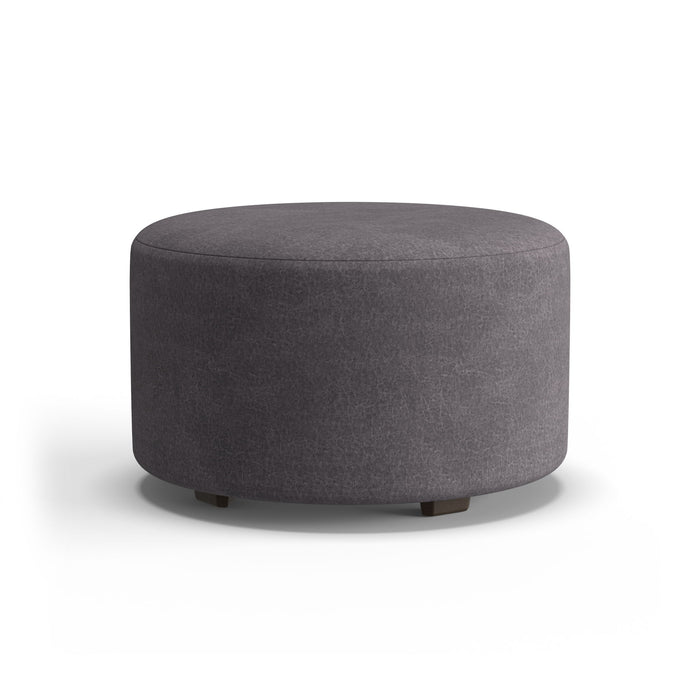 Pouf - Fabric Cocktail Ottoman - Olive