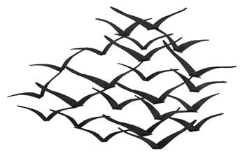 Jadiel - Indoor/Outdoor Wall Decor - Black