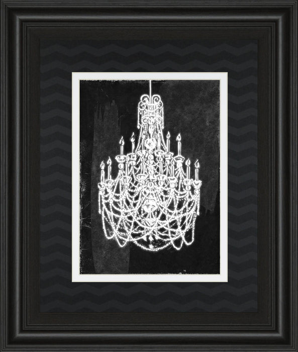 Luminous Twilight - 34" x 40" Framed Wall Art - Black