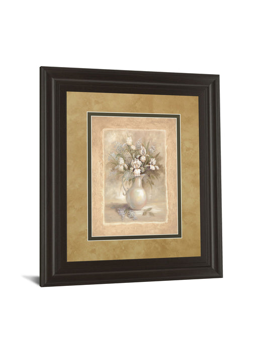 Bounty I By Vivian Flasch - Framed Print Wall Art - Light Brown