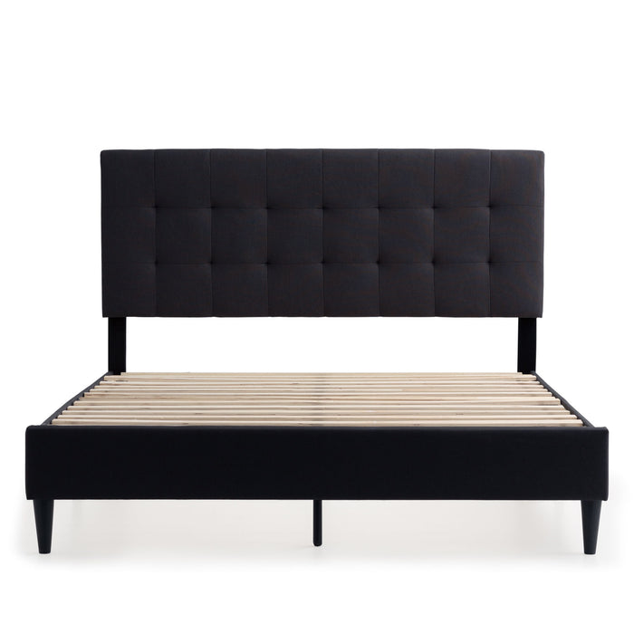 Jensen - Twin Platform Bed - Charcoal