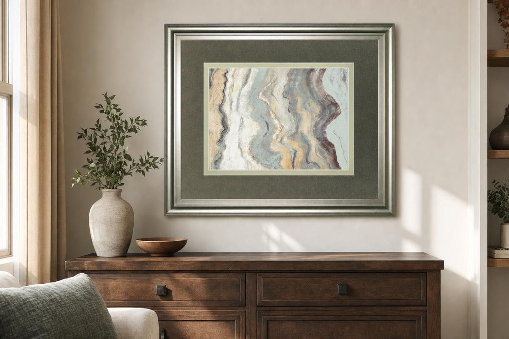 34x40 Cool Flow I By PatriciaPinto - Dark Gray