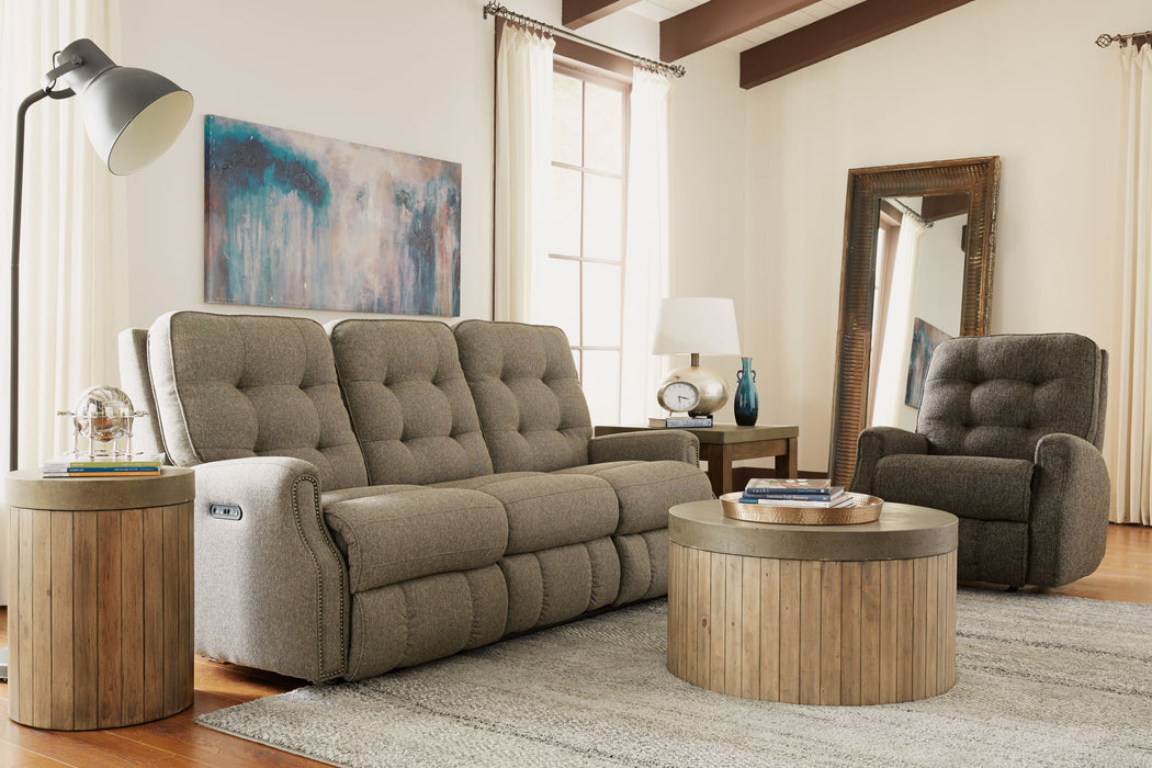 Devon - Reclining Sofa, Nailhead Trim