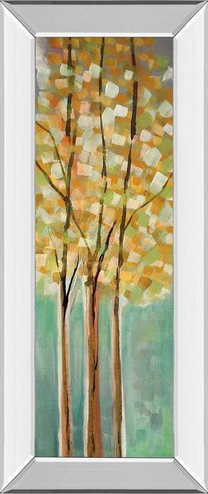 Shandalee Woods Il By Susan Jill - Mirror Framed Print Wall Art - Light Brown