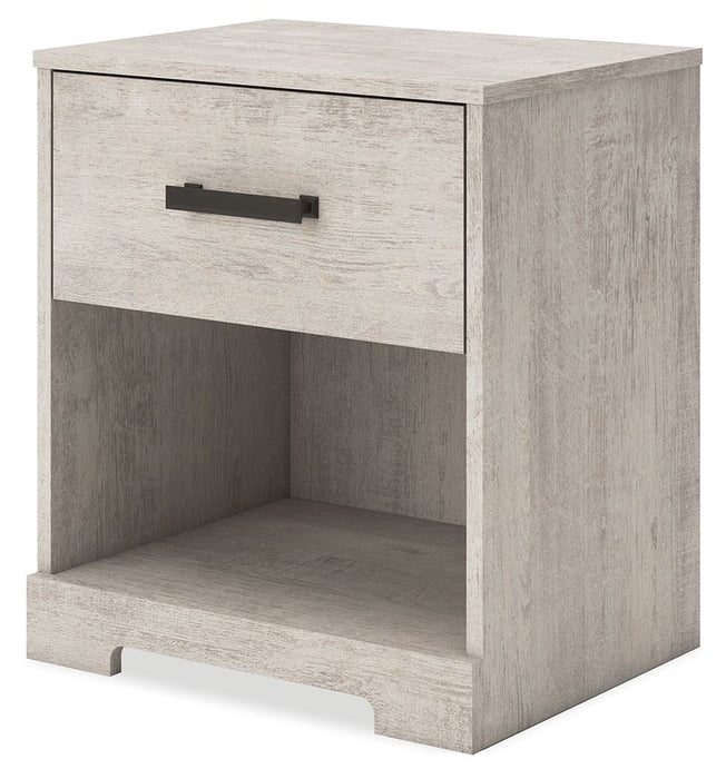 Shawburn - One Drawer Night Stand - Gray