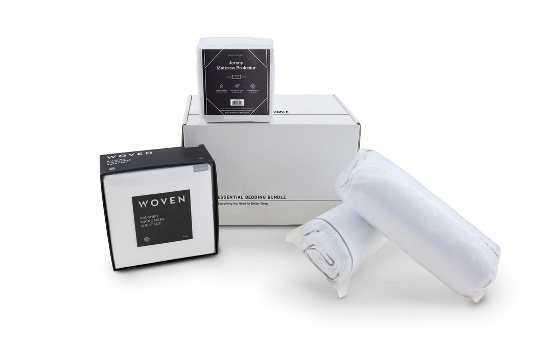 Essential - King Bedding Bundle - White