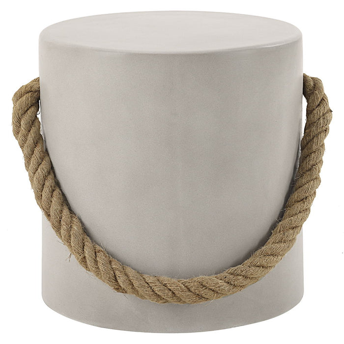 Gene - Accent Table - Natural Gray