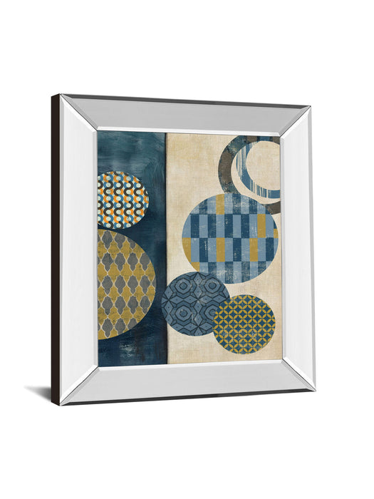 Harmony I By Tom Reeves - Mirror Framed Print Wall Art - Beige