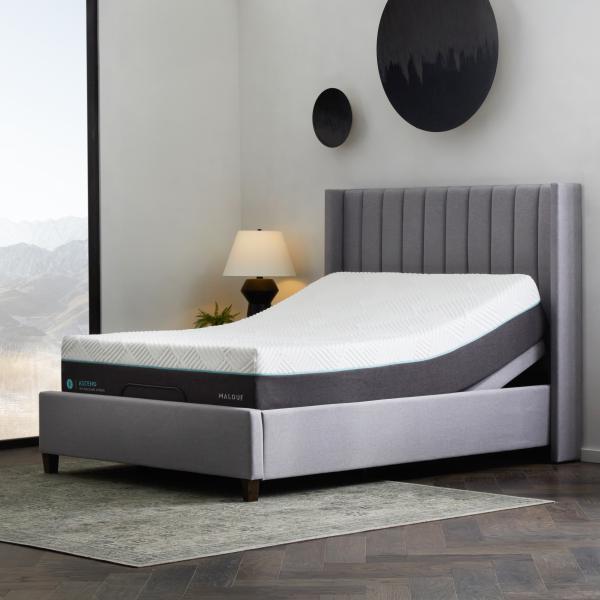 Ascend - 14" Queen CoolSync Hybrid Mattress - White / Black