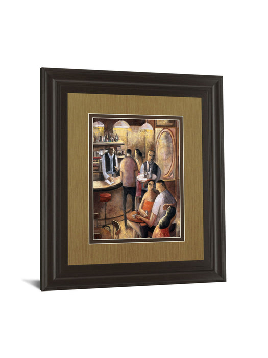 Entre Copas By Didier Lourenco - Framed Print Wall Art - Light Brown