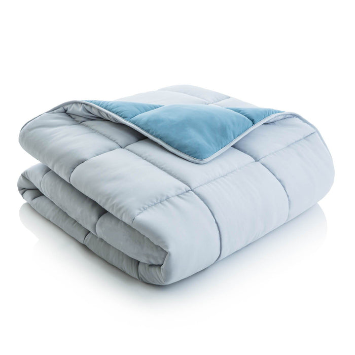 Reversible Bed In A Bag - Split Queen - Light Gray