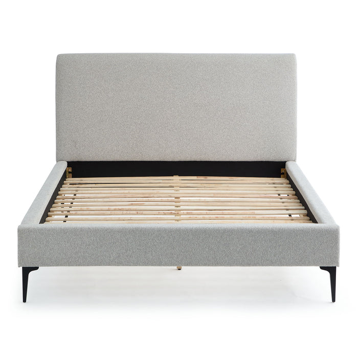 Anderson - Queen Platform Bed - Beige