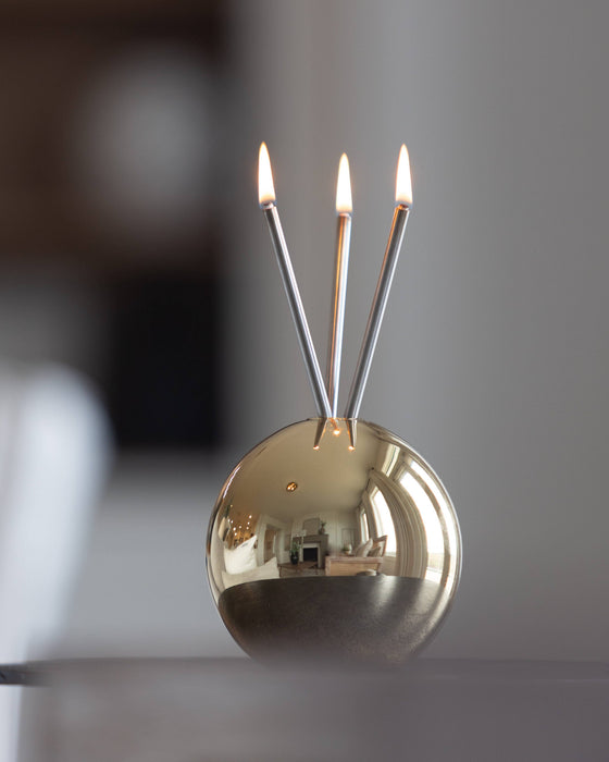 Neva Vase, Gold Metallic Candle Holder [x6 Vases]