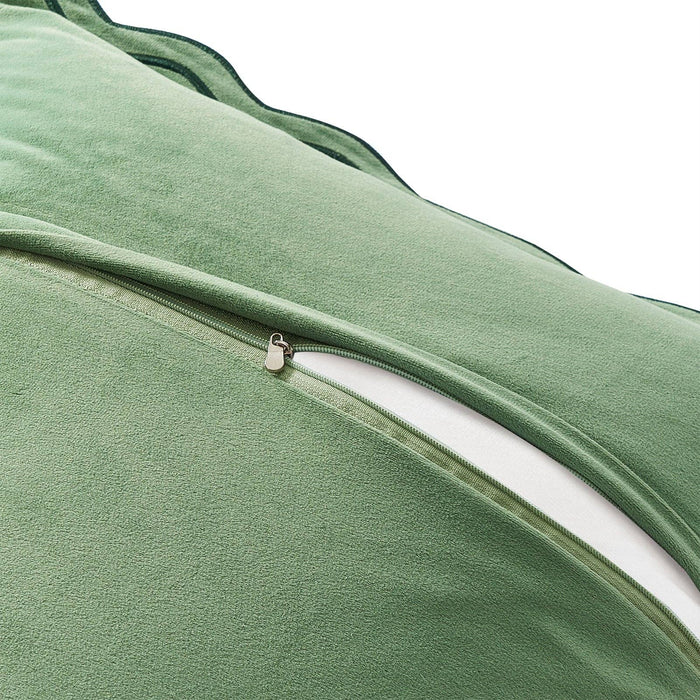 Maleku Pillow Covers (2-Pack) - Green/Light Green: 20x20 inch
