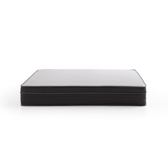 Bonnell - 10" Twin Long Hybrid Spring Gel Memory Foam Mattress - Gray