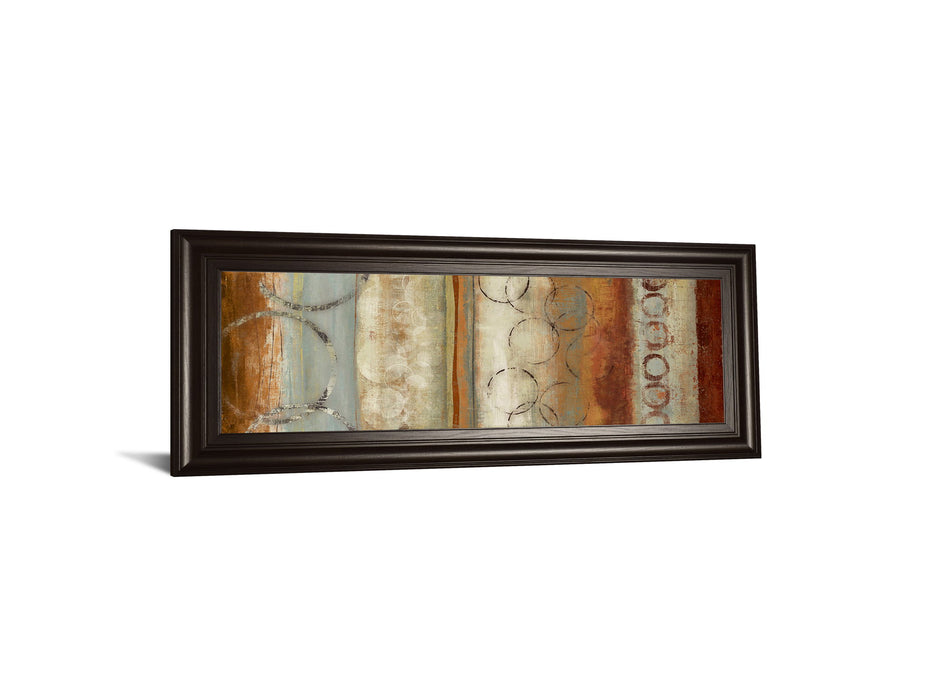 Juncture I By Tom Reeves - Framed Print Wall Art - Light Brown