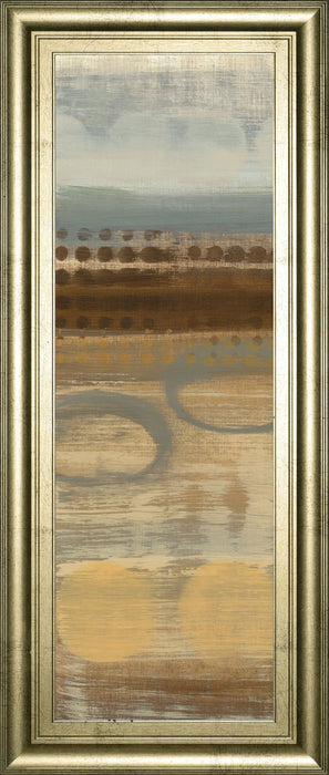 Movement Panel I By Jeni Lee - Framed Print Wall Art - Light Brown