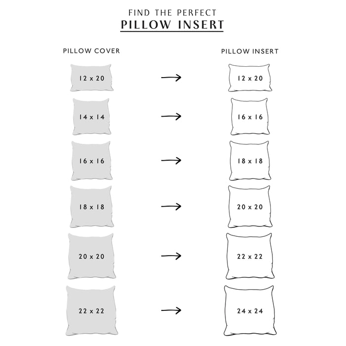 Delirio Pillow Inserts (4-Pack): 20x20 inch