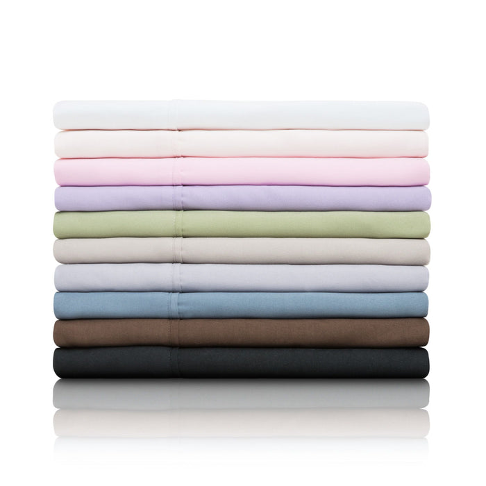Brushed Microfiber - Bed Sheet - Cot - White