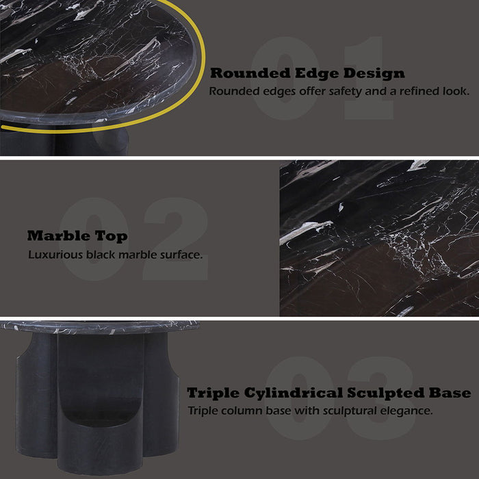 Kinton - Table With Natural Marble Top