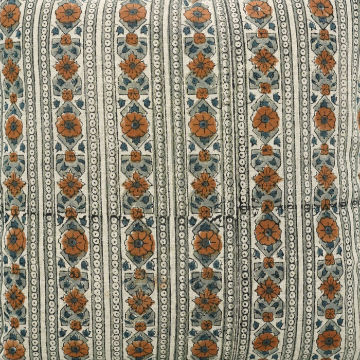 Home Decor Linen Blend Cushion Cover - Rakhi Flower: Linen Blend / One Side / 18X18