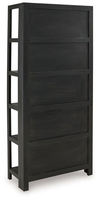 Abyard - Bookcase - Black / Natural