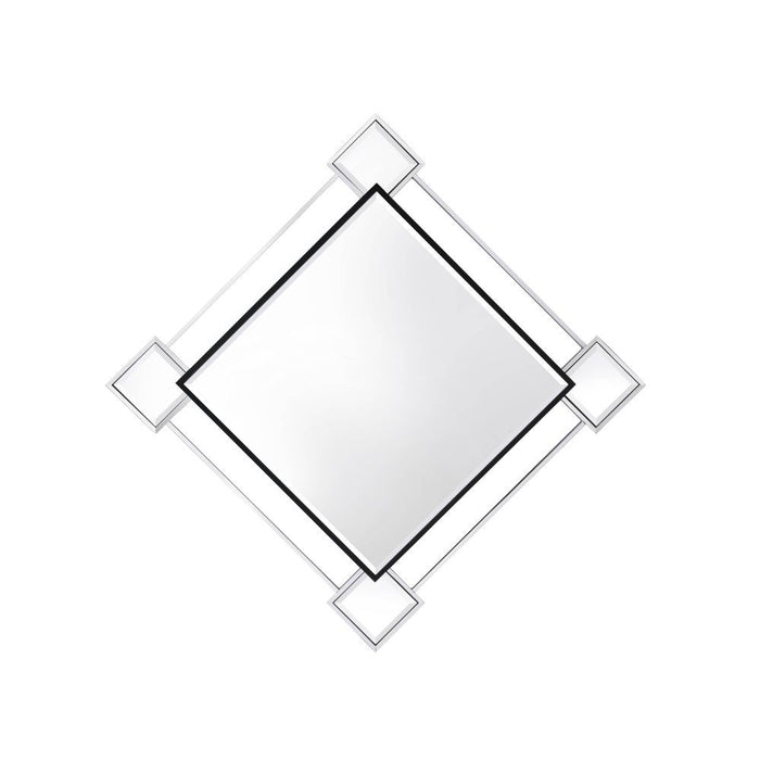 Asbury - Accent Mirror - Mirrored & Chrome