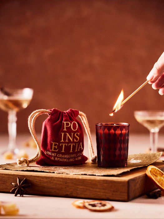 Rewined Poinsettia Candle 2.5 oz