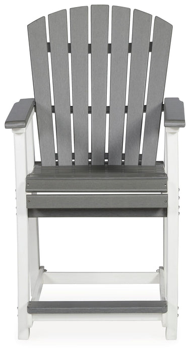 Transville - Barstool (Set of 2) - Gray / White