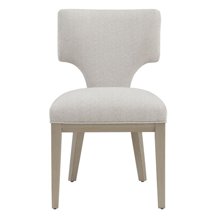 Kasa - Side Chair Set of 2) - Linen & Champagne