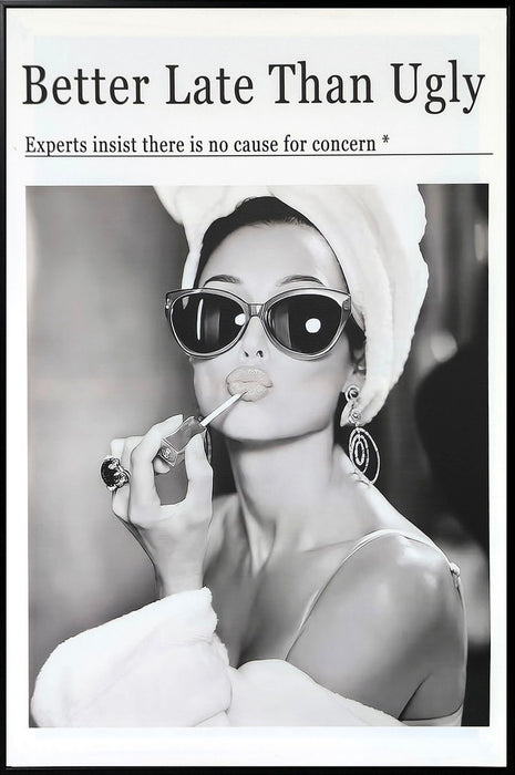 "Chic Reflection" Canvas In Frame - Gray