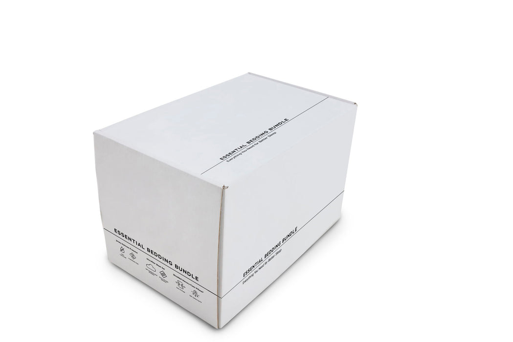 Essential - King Bedding Bundle - White