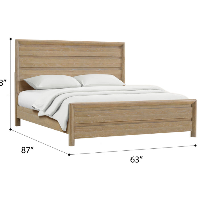 Pacific Grove - Queen Panel Bed - Light Brown