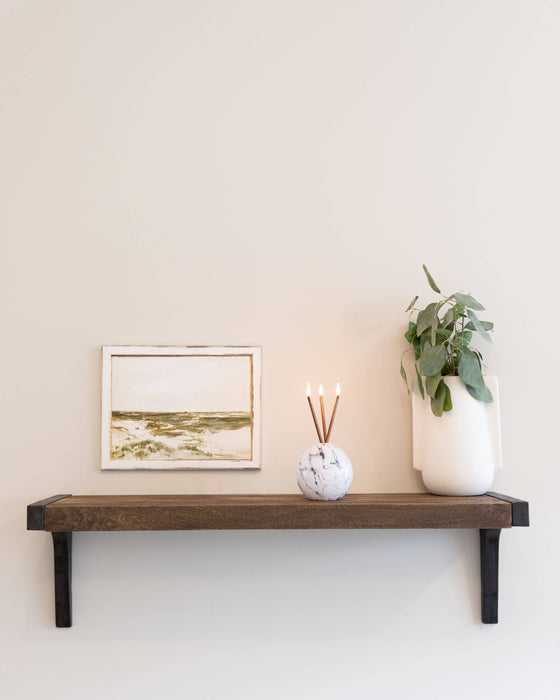 Neva Vase, White Marble Candle Holder [x6 Vases]