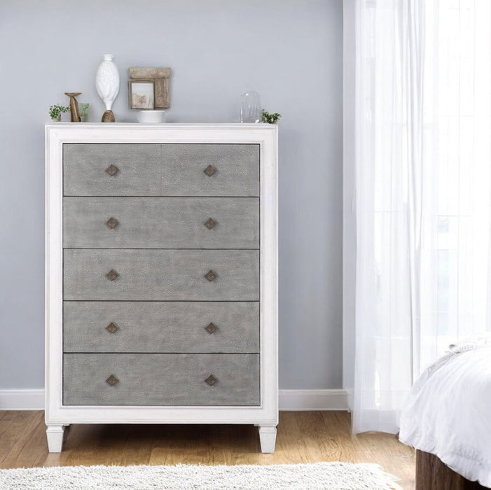Katia - Chest - Rustic Gray & Weathered White