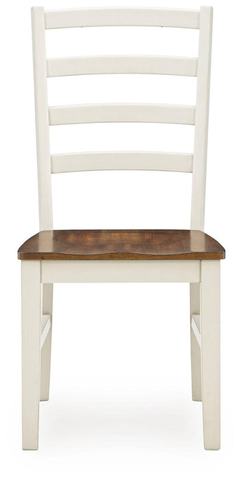 Brinfern - Dining Room Side Chair (Set of 2) - Brown / Antique White