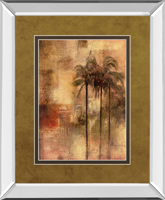 Tuscadero I By Douglas - Mirror Framed Print Wall Art - Light Brown