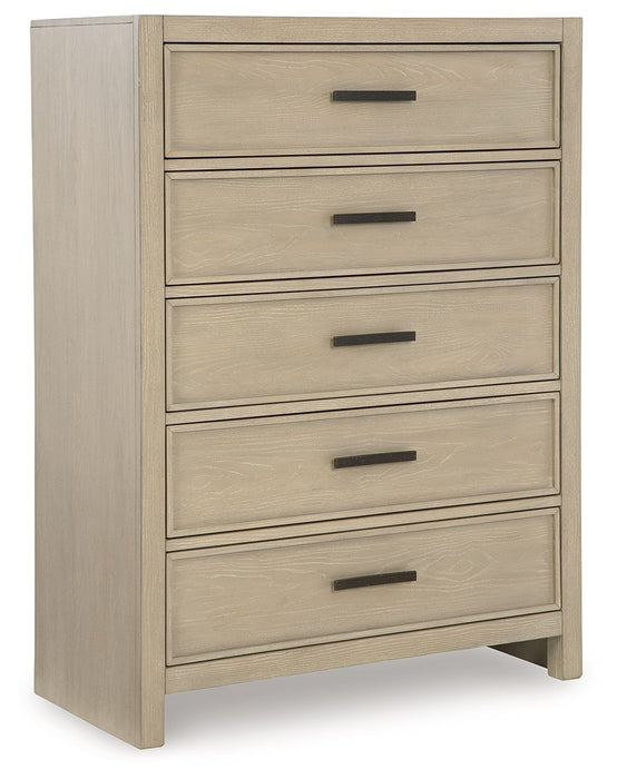 Calmoro - Five Drawer Chest - Gray