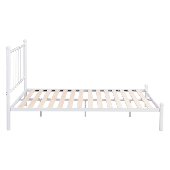 Simmons -  Queen Platform Bed - White