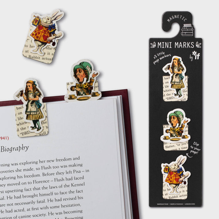 Mini-Marks Magnetic Bookmarks: Alice