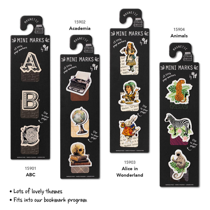 Mini-Marks Magnetic Bookmarks: Alice