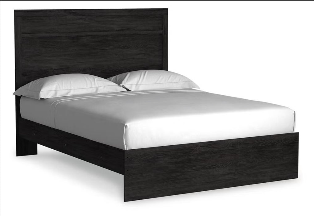 Belachime Full Panel Headboard Only - Charcoal