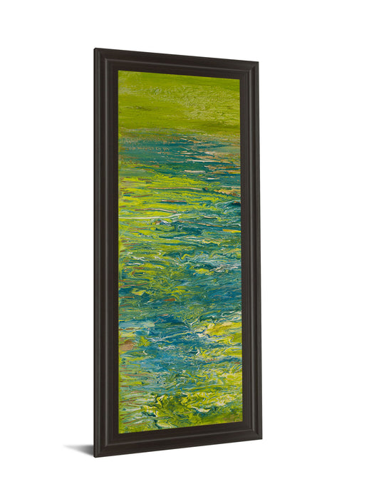 The Lake Il By Roberto Gonzalez - Framed Print Wall Art - Green