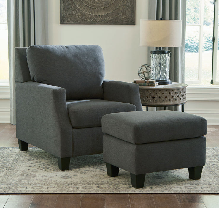 Bayonne - Ottoman - Charcoal