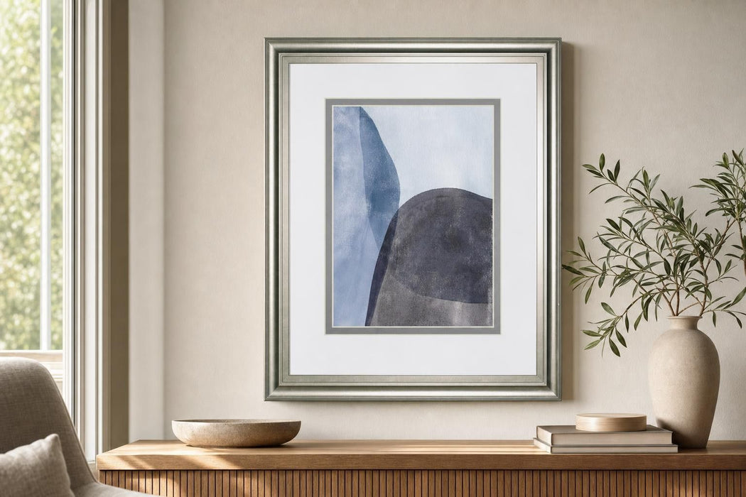 34x40 Quake II By Emma Caroline - Blue